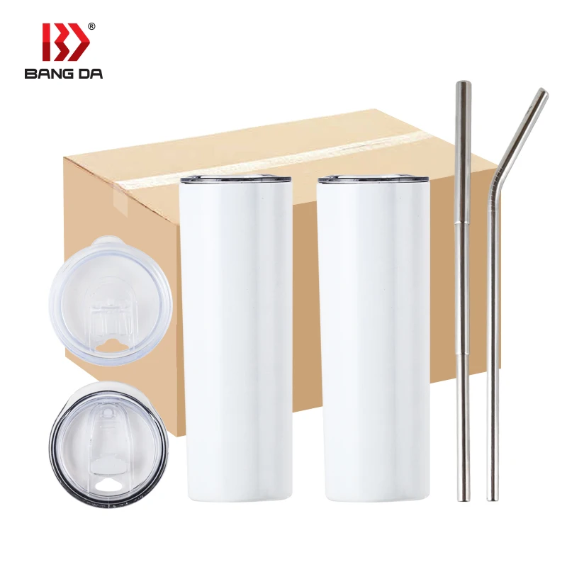 Wholesale 16oz 22oz Straight 2 Lids Stainless Steel Insulated Vacuum Drinkers Cups Coffee Tumbler