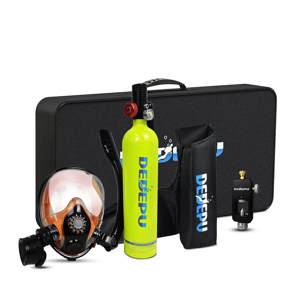 DEDEPU Set mini scuba sports water bottles air cylinder breath underwater for 15 to 25 minutes wholesale dive equipment