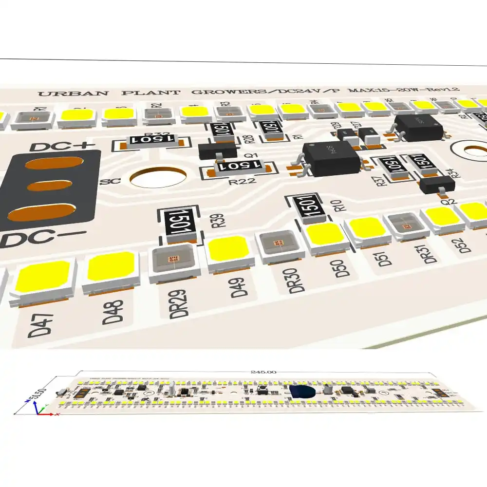 High PPE Full Spectrum 3000K 5000K 100W ORM PCB Plant Grow Board with 660nm Deep Red Sunlight Spectrum for medical plants