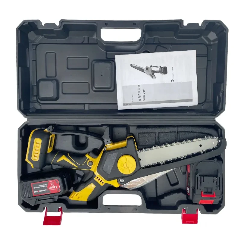 Long Pole Brushless Portable Battery Powered Handheld Chainsaw 8 Inch Mini Chain Saw Cordless