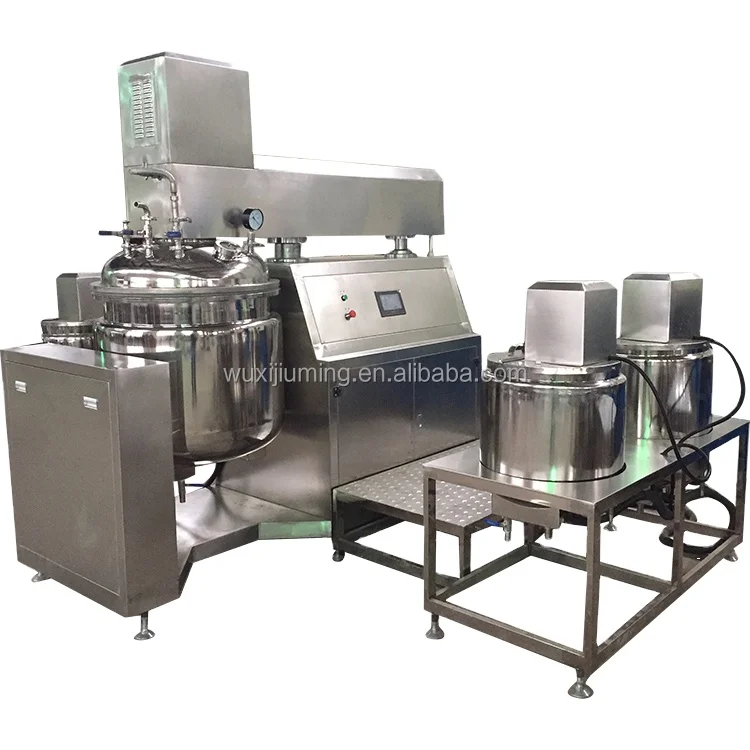 Cosmetic Homogenizer Emulsification Machine Engine Manufacturer Mixed Bottom Emulsification Tank Machine