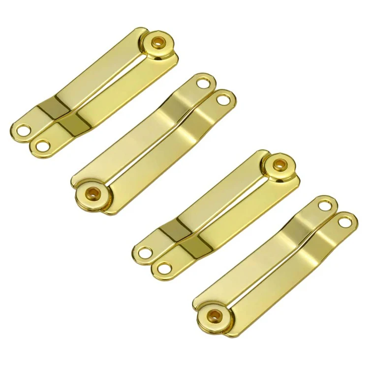 Customize wholesale high end metal hardware accessories small wooden box side stay