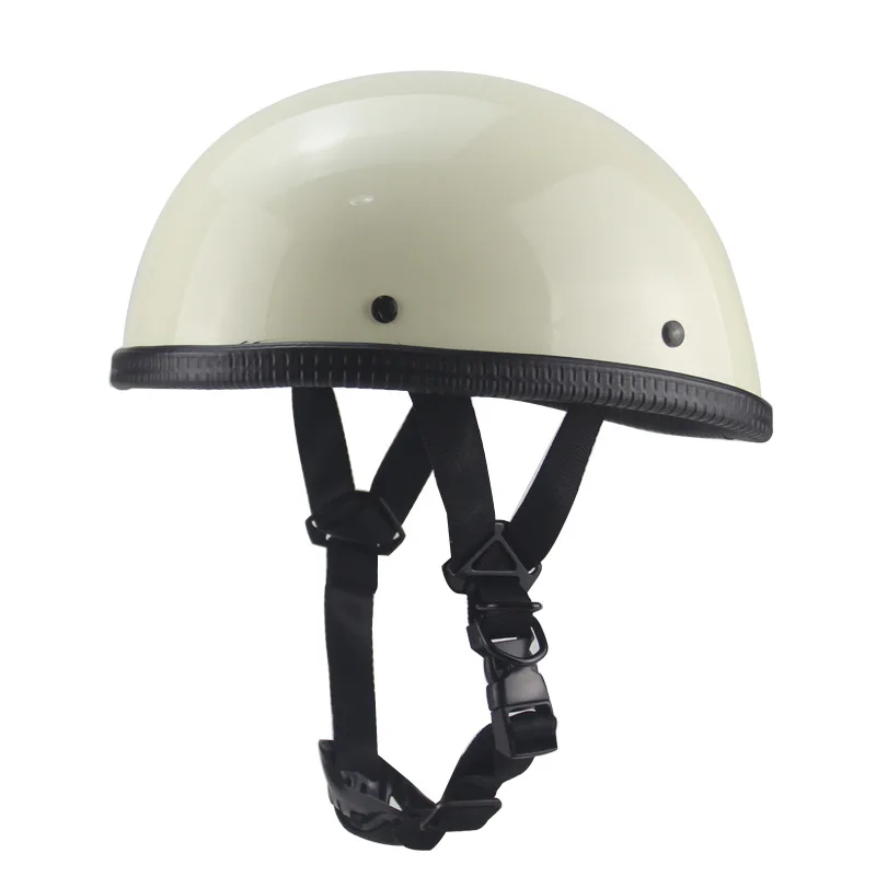 DOT Cheap Factory OEM motorcycle  Personality Retro Scoop Helmet EE Half Electric American Matte Black Helmet