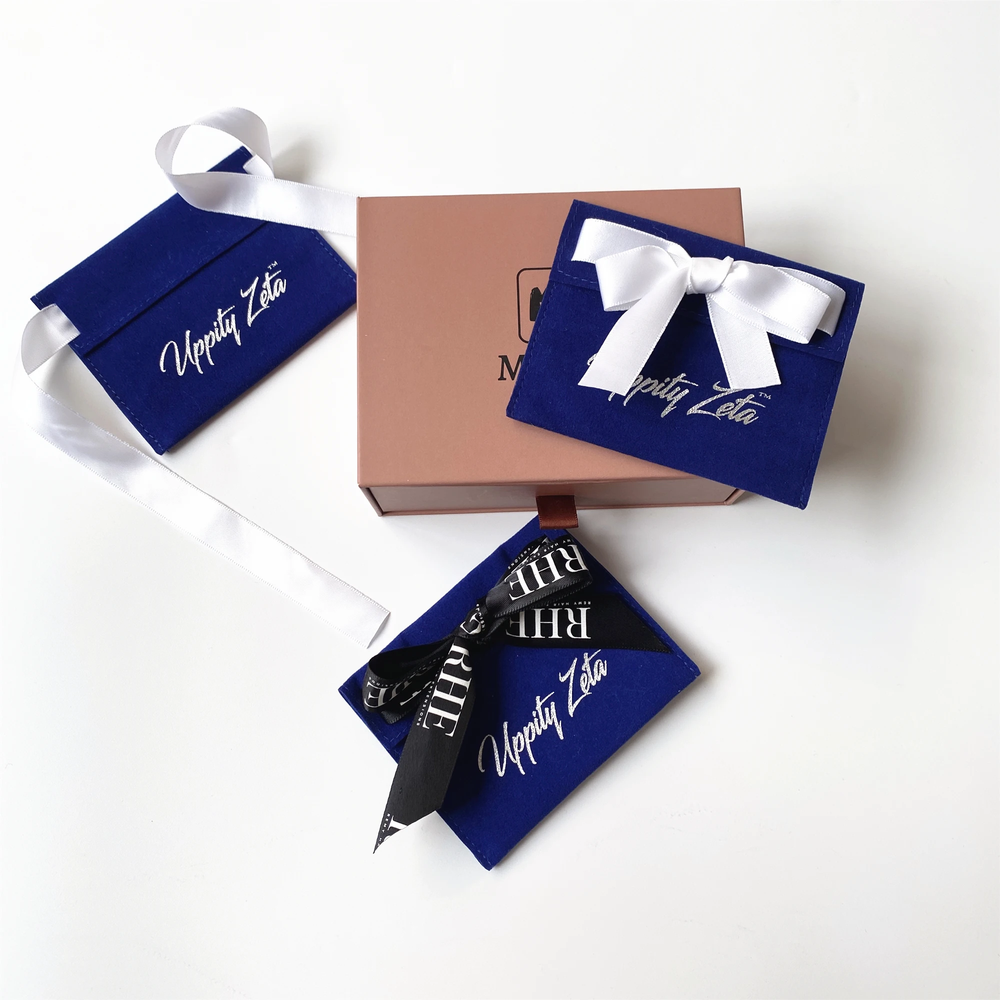 Custom Length Printed Logo Decorative Bow 4/5 Inch Polyester Striped Satin Ribbon With Cutting