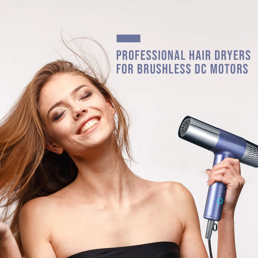 2024 High-Speed BLDC Ionic Professional Hair Dryer hair styler multifunctional Powerful LED with 110000rpm motor