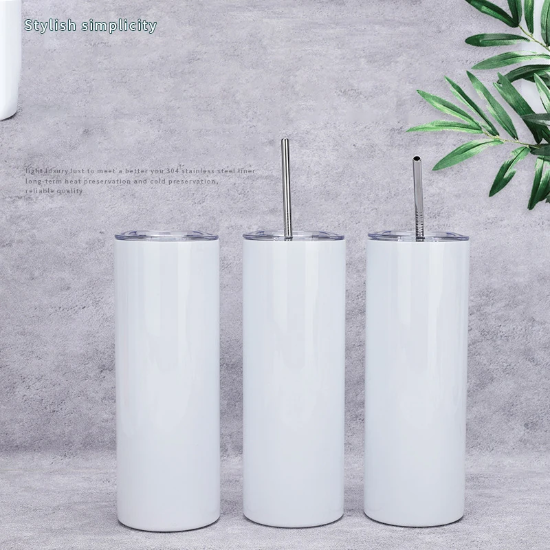 20OZ 30OZ insulated cup heat sublimation straight cup stainless steel sublimation tumbler