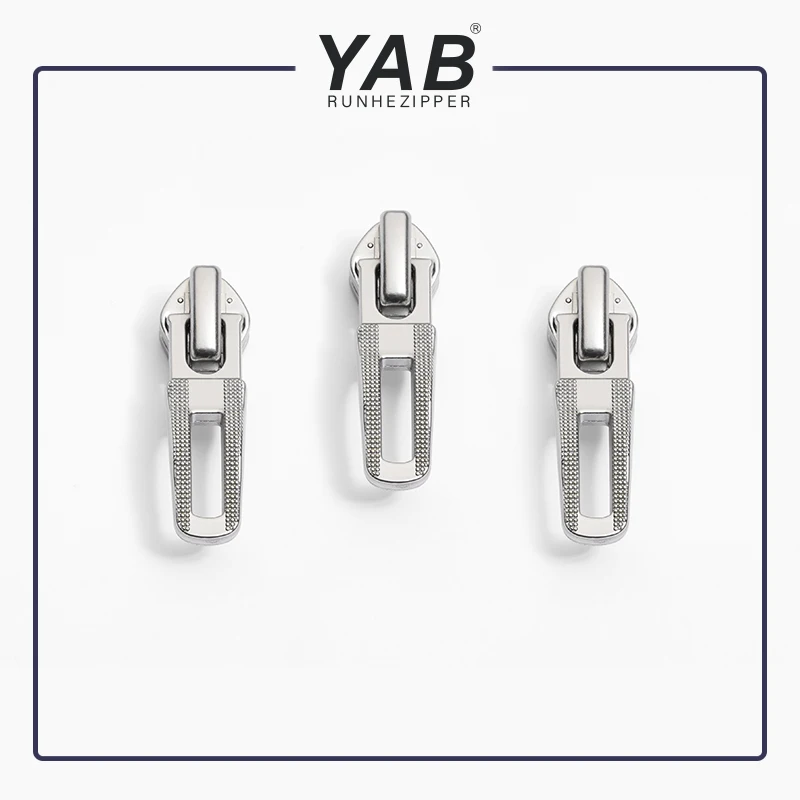 Лидер продаж YAB индивидуальный логотип двусторонняя головка на молнии металлический съемник слайдер