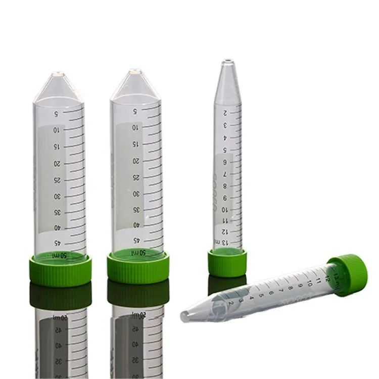 Лабораторные медицинские конические центрифужные трубки 50 мл стерильная центрифужная