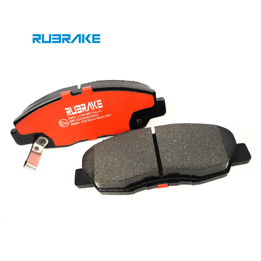 RUBRAKE D340 top quality ceramic brake pad for honda ACCORD IV ACCORD IV Coupe ACCORD V Coupe CIVIC VIII Saloon