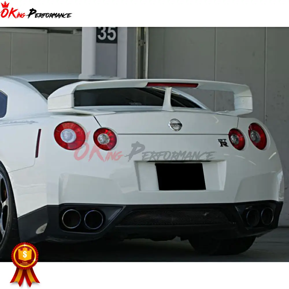 Carbon Fiber Rear Spoiler Raiser Kit For Nissan R35 GTR 2008-2016 Wing Holder