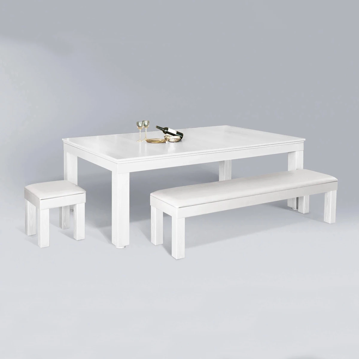 2024 Hot Selling Dining Billiard Games Table 8ft 9ft Pool Customized Pool Table With Dining Board for Family Entertainment