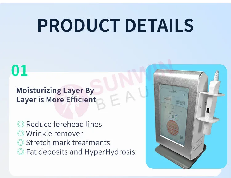 Mini Dep+Rf 2 In 1 Rf Monopolar Face Lifting Nutrition Input Injection Wrinkles Treatments Meso Machine For Beauty Salon Use