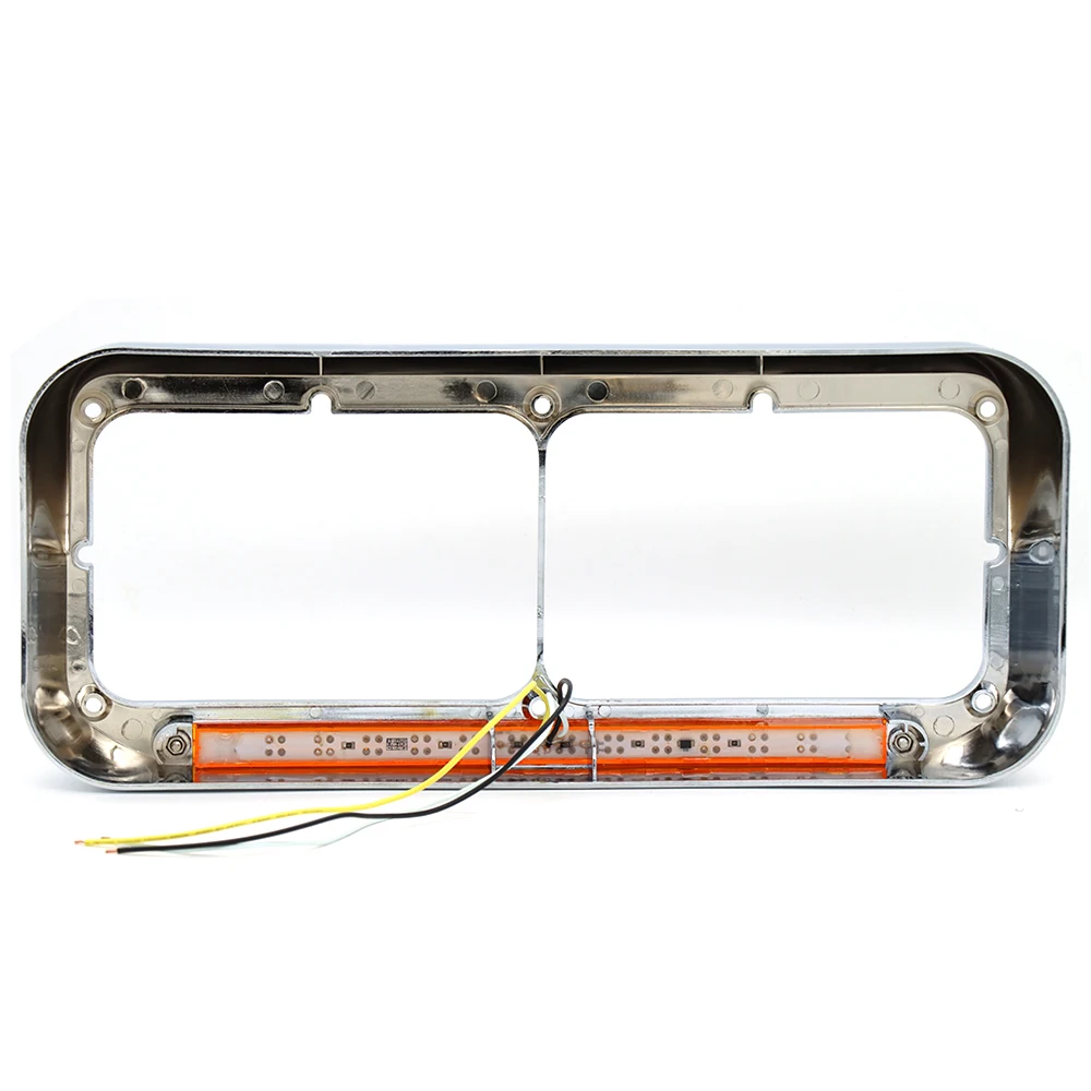 T660 Dual Rectangular Headlight Bezel comercial heavy truck parts from china