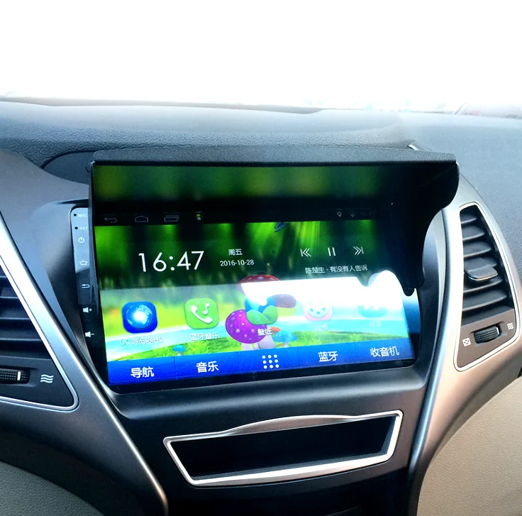 Professional High Quality 9-Inch Large Screen Aluminum Alloy Sunshade Car Gps Navigation Sun Visor