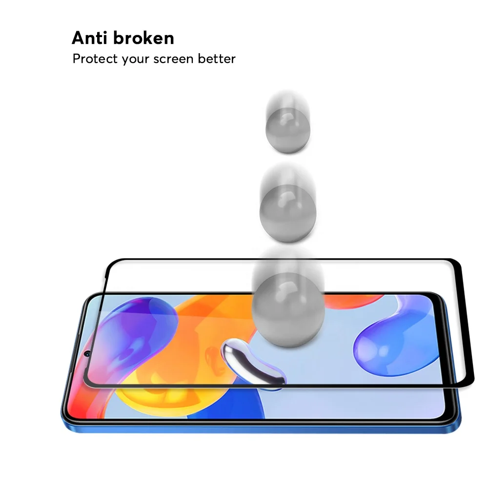 Touch 3d full curved screen protector for Xiaomi Redmi Note 11 glass display cell phone