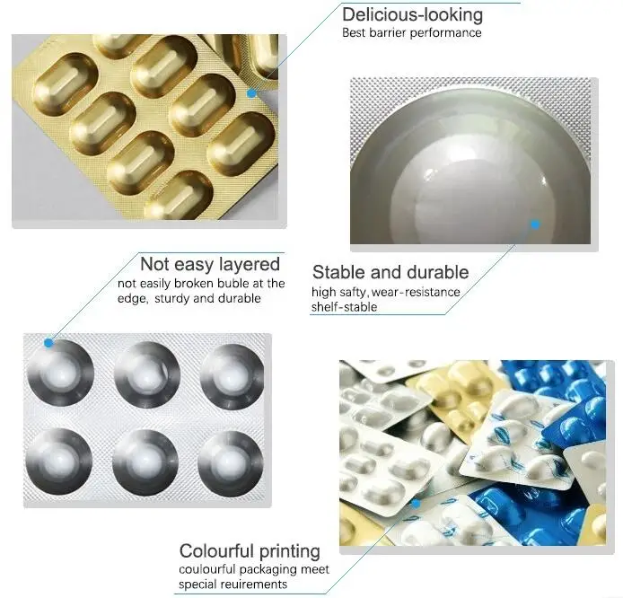OREZA Cold-Forming Tablets Packing Other Packaging Materials Protective Packaging Alu Blister Foil