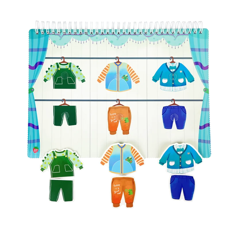 Life Skill Montessori Educational Toys Activity Toddler Book Early Learning Preschool Books For Kids In French English Spanish