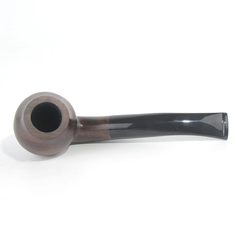 Tobacco Smoking Ebony Wood Smooth Finished 9mm Filter Olive Series Pipe Shape #ALW Special Offer Free Shipping