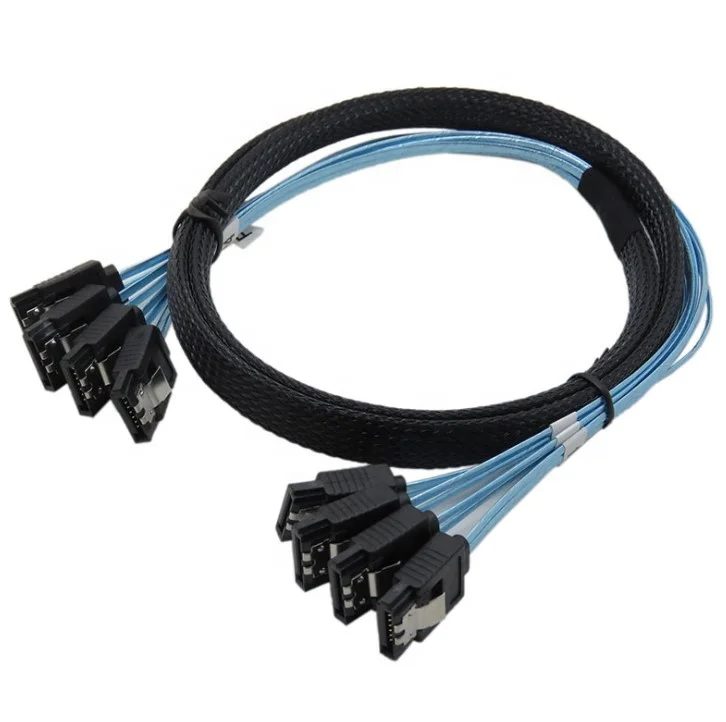 Прямая продажа с завода, кабель для передачи данных MINI SAS на Sata 7p