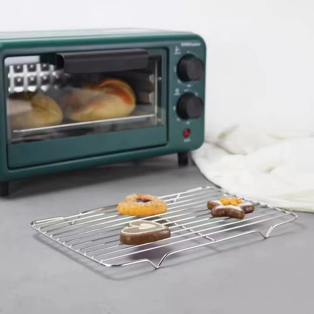 Customized high-temperature resistant food grade 304 stainless steel barbecue net pastry baking cooling rack for food industry