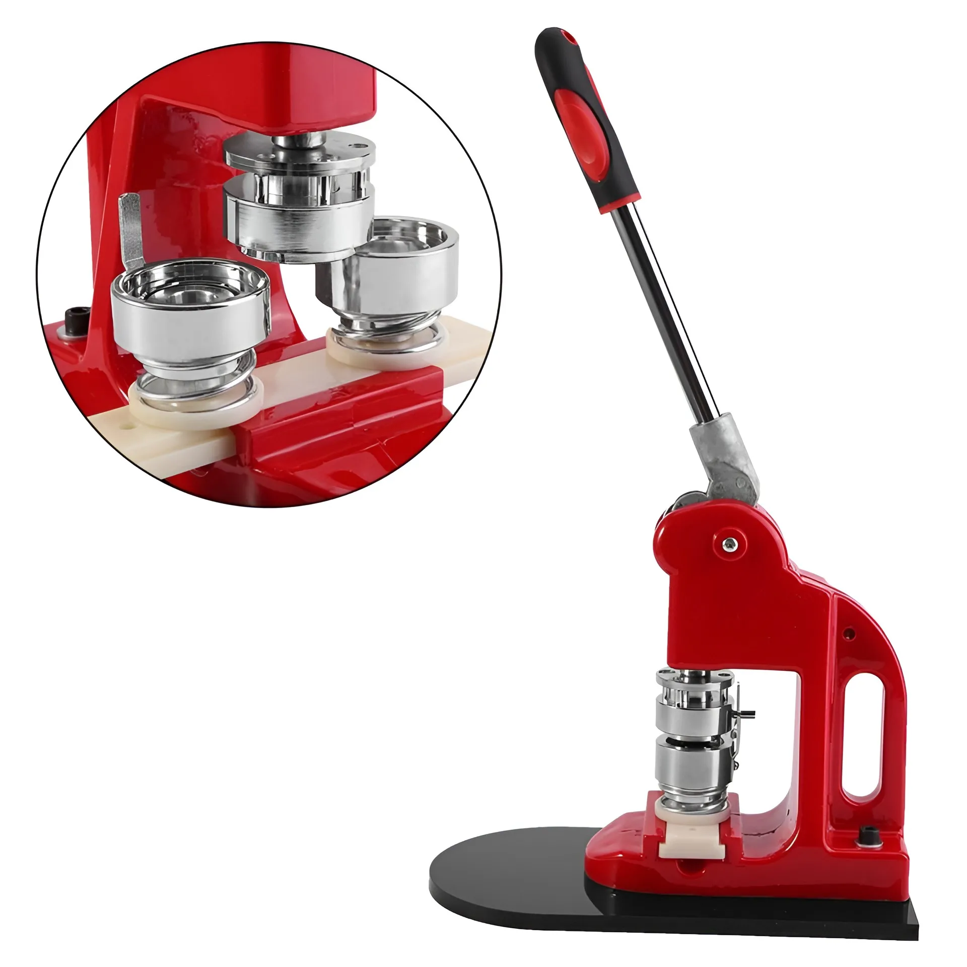 2022 DIY hand badge maker 58mm button making machine with button mold badge press machine