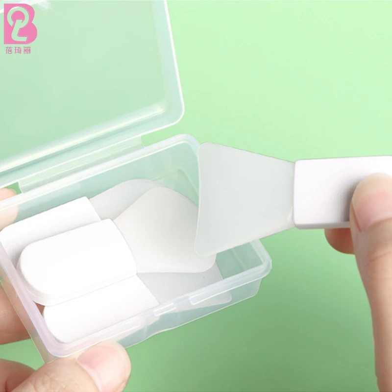 Beiqili Portable Mini Facial Mask Brush Set Silicone Scraper Beauty Brush For Applying Mud Film Facial Cleaning Tool