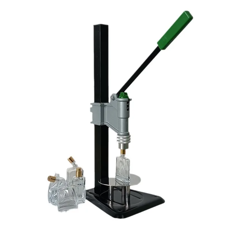 Wholesale 13mm 15mm Perfume Spray Pump Bottle Crimping Collaring Manual Capping Machine Snap Cap Sealing Press Machine