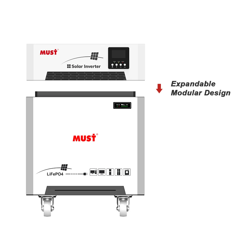 MUST HBP18 All in one energy storage battery 2 kw  power banks  power station solar generator