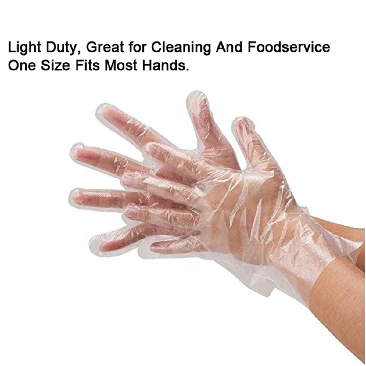 Transparent Food Grade Poly Gloves PE CPE TPE Gloves Individually Packed making machine Plastic Gloves for Fast Food Kitchen