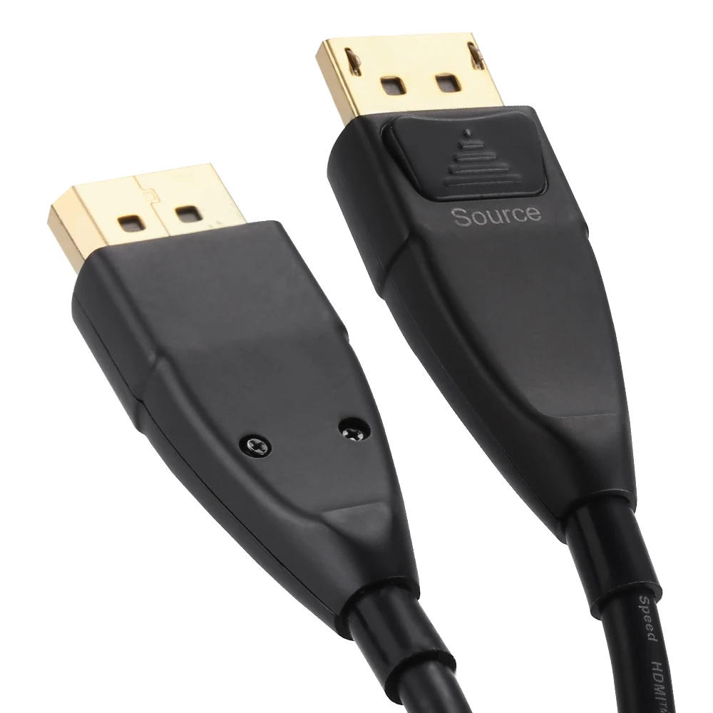 Высокоскоростной 100 м позолоченный 8K DP 1 4 волоконно-оптический кабель для