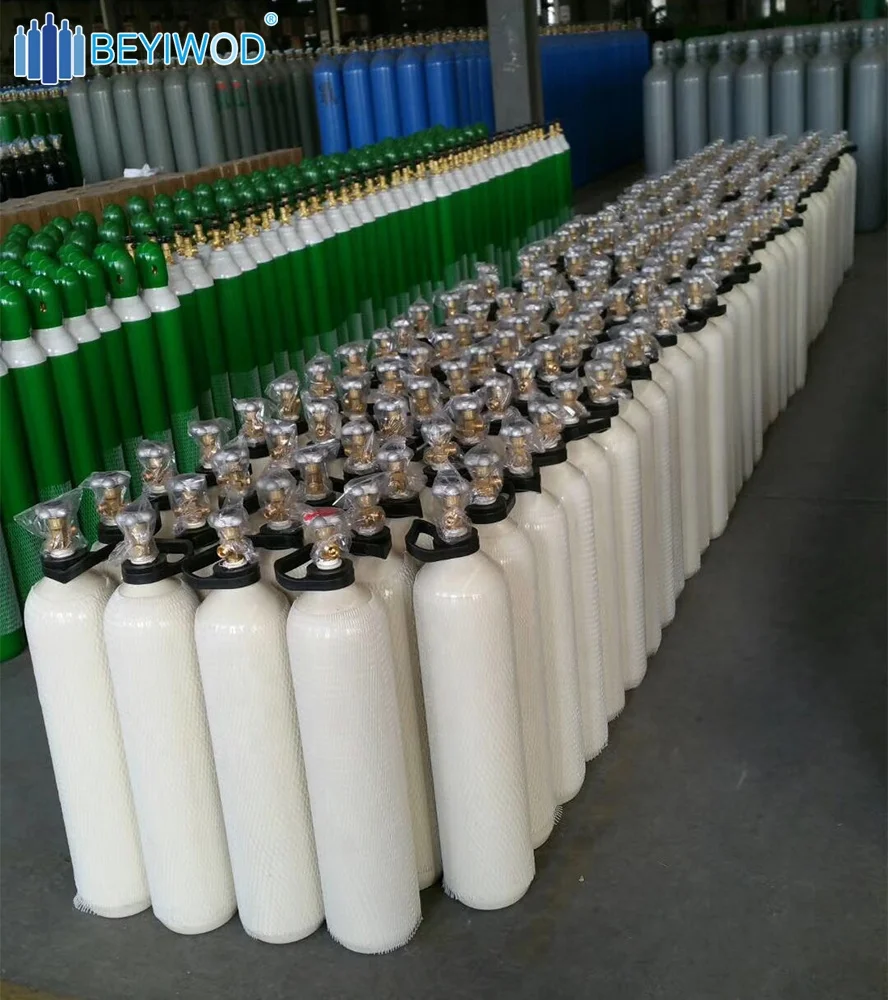 5L 8L 10L 20L 40L 50L steel gas cylinder oxygen/nitrogen/argon/helium gas cylinder gas bottle for sale