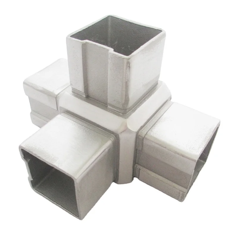 316 stainless steel 40mm square tube connectors for  handrails balustrades
