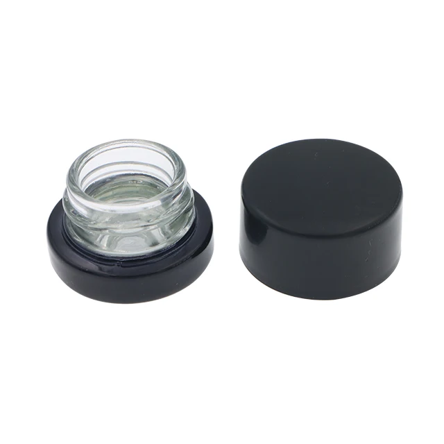 wholesale child resistant closure concentrate glass jar 1 gram 3ml 5ml 7ml