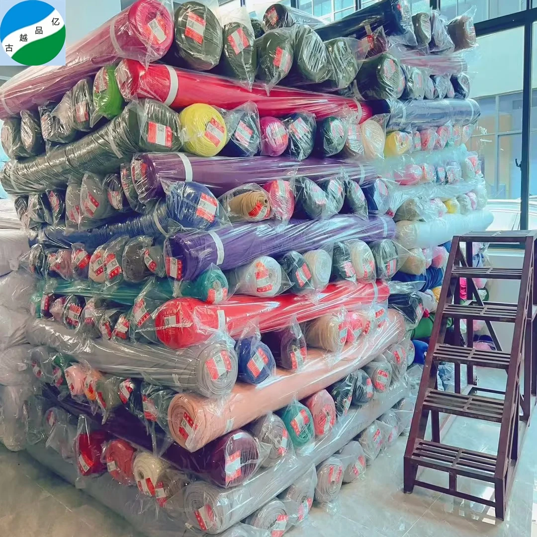 fabrics for clothing good selling big quantity cheap 100% polyester ity dyed stock lot fabric from shaoxing