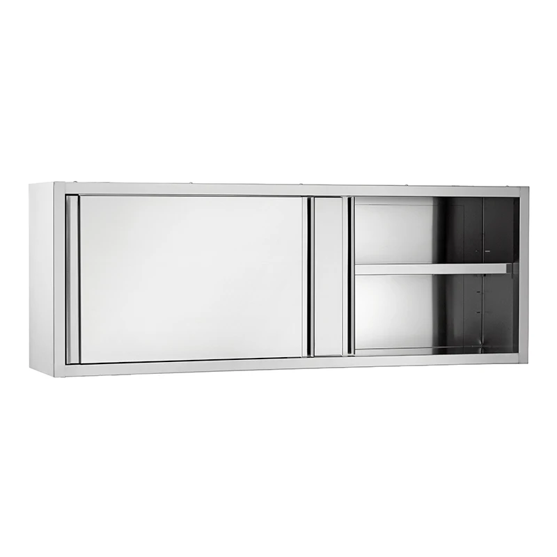 Hotel Kitchen Canton Fair Wall Cabinet OEM Manufacturer Kitchen Equipment Stainless Steel Dish Cabinet