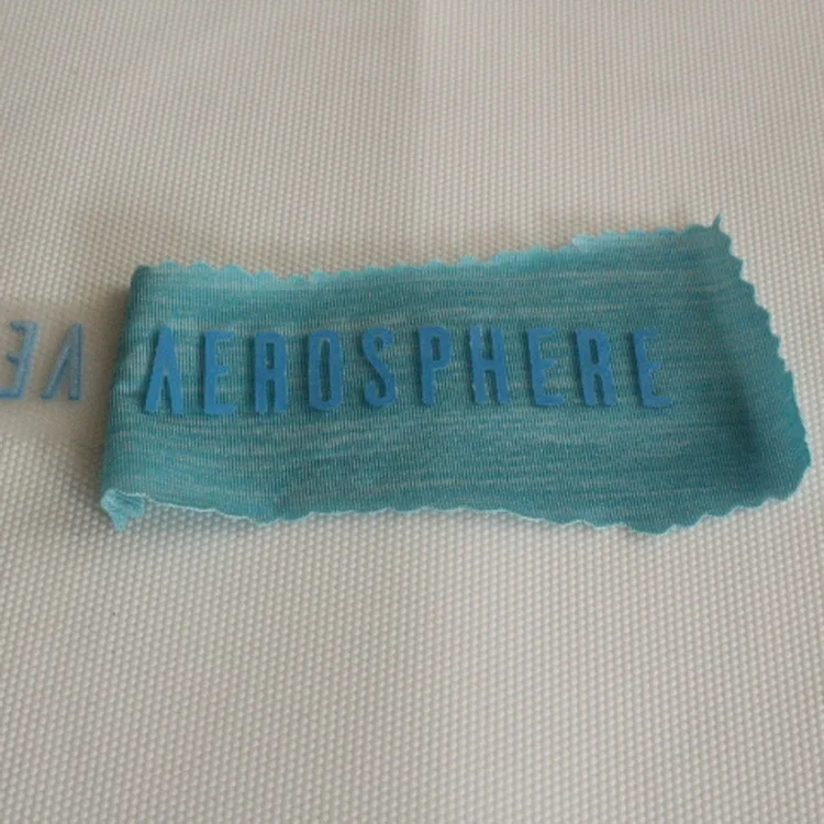 
Custom Logo 3d Silicone Printing Clothes Heat Transfer Sticker Label High Temperature Iron On Embossed Pressed Neck Care Labels 