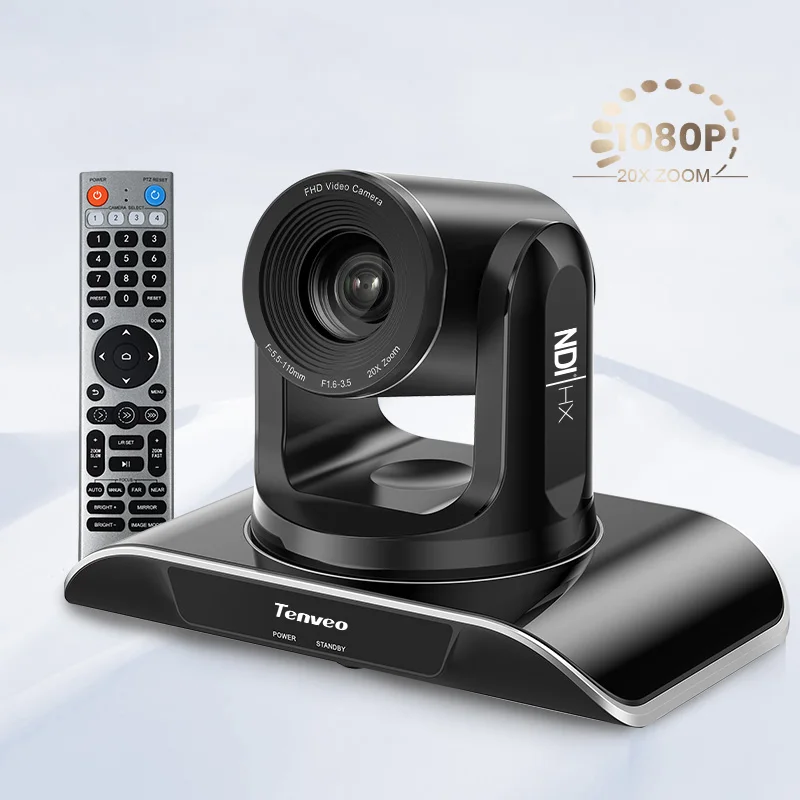 Tenveo NDI FHD 1080P 60FPS HDM1/RJ45/USB PTZ камера для конференц-зала 20X оптический зум IP-камера потоковой передачи