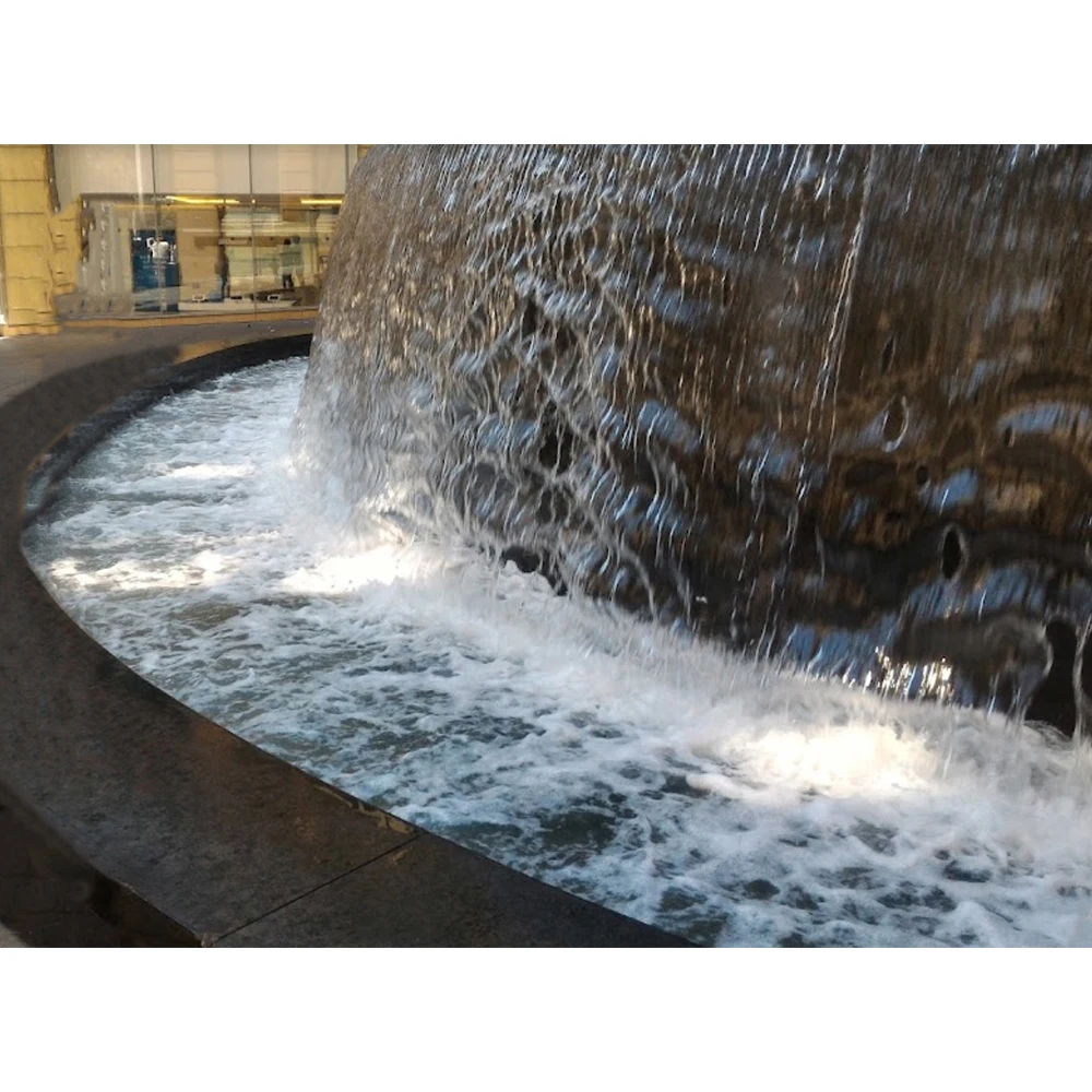 AWS Factory Price Decorative Indoor Outdoor Modern Water Wall Fountain Customized Park Waterfall Fountain Water Feature