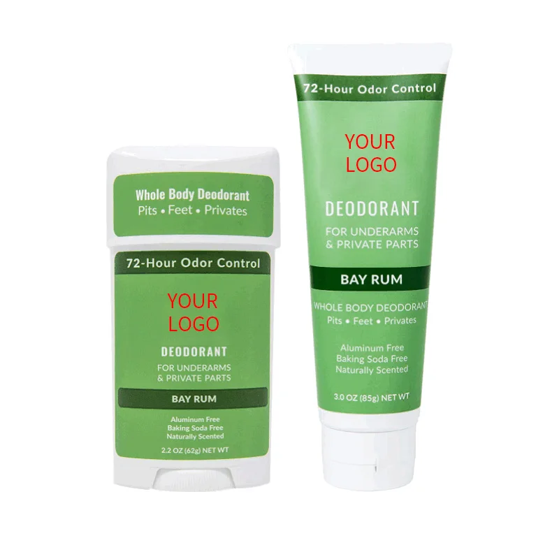 NEW OEM Deodorant Cream deodorizing stick with coconut lavender jasmine vanilla lemon essential oils For Underarms Private Parts
