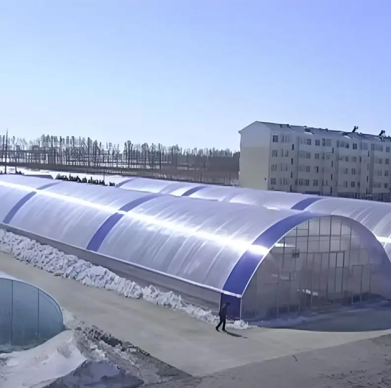 Оптовая продажа полиэтиленовая пленка туннель сельскохозяйственное использование для посадки теплицы пластиковая Однопролетная овощная Цветочная теплица