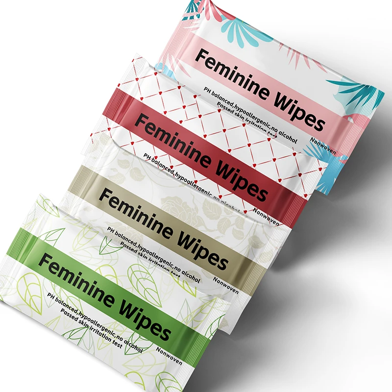 OEM ODM Aloe Vera Natural Eco-friendly Flushable Adult Biodegradable Wipes Feminine Hygiene Wipes
