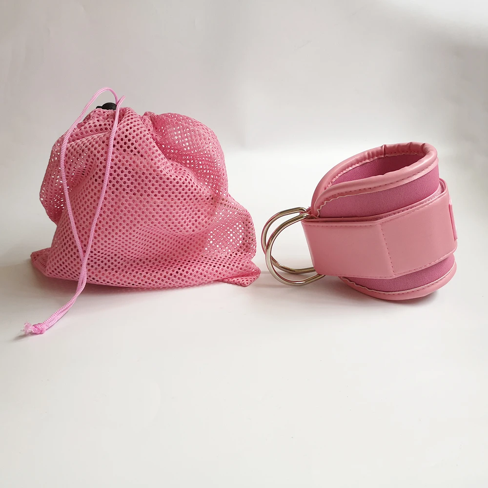 Thick Padded Glute Workout Leather Ankle Strap