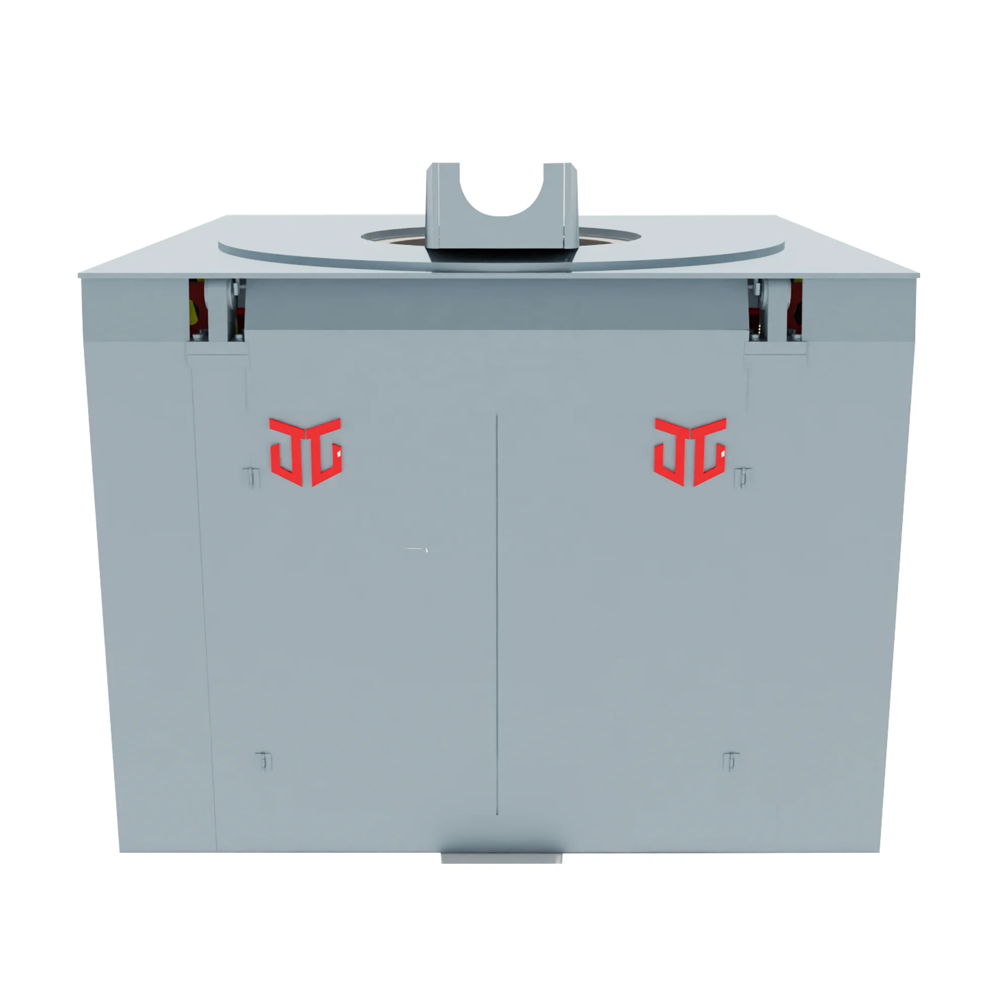 Manufacturer online factory online 5T hydraulic medium frequency induction melting steel aluminum furnace 2600KW complete set