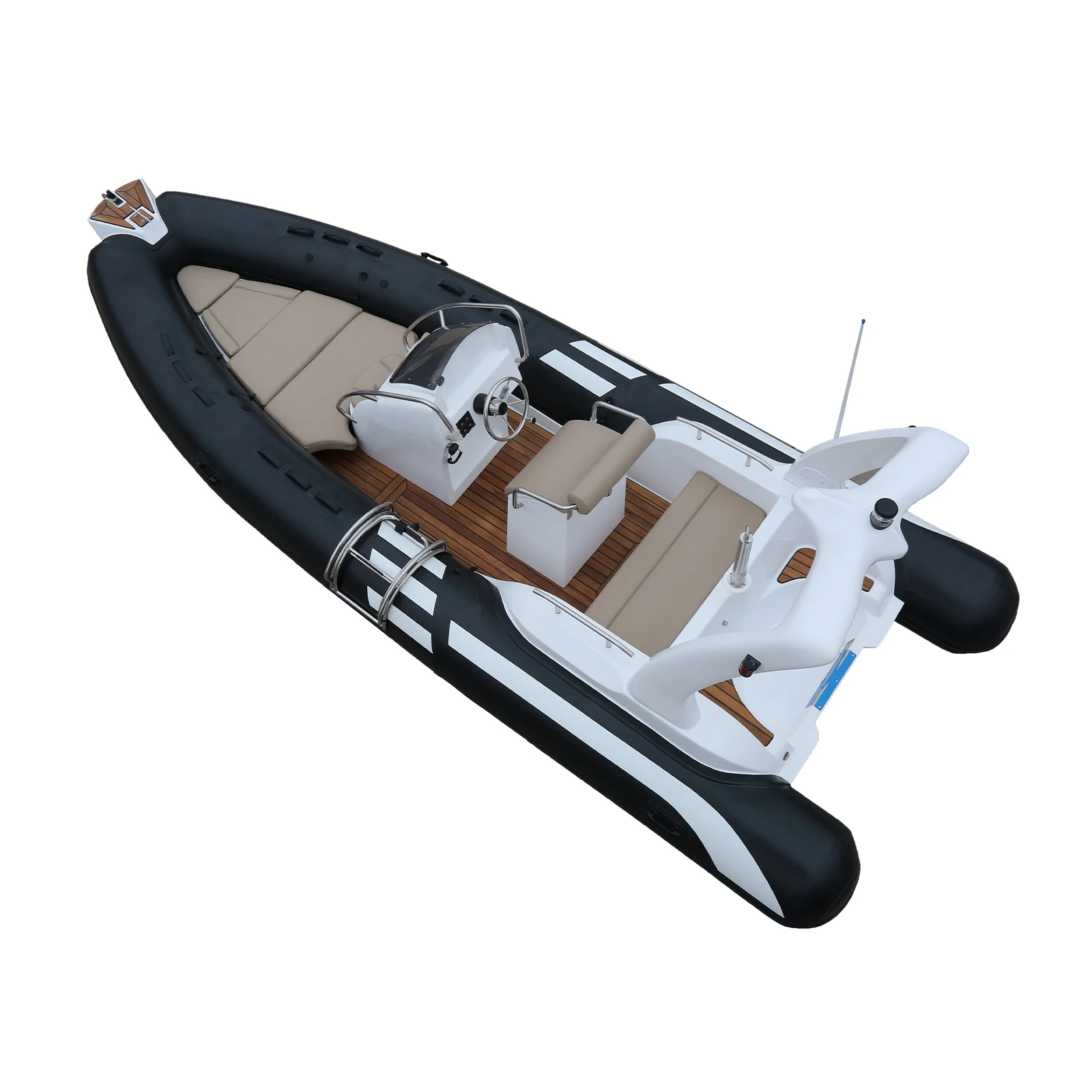 19ft 8 People PVC /Hypalon Fiberglass  fishing  Boat For Sale with CE certificate