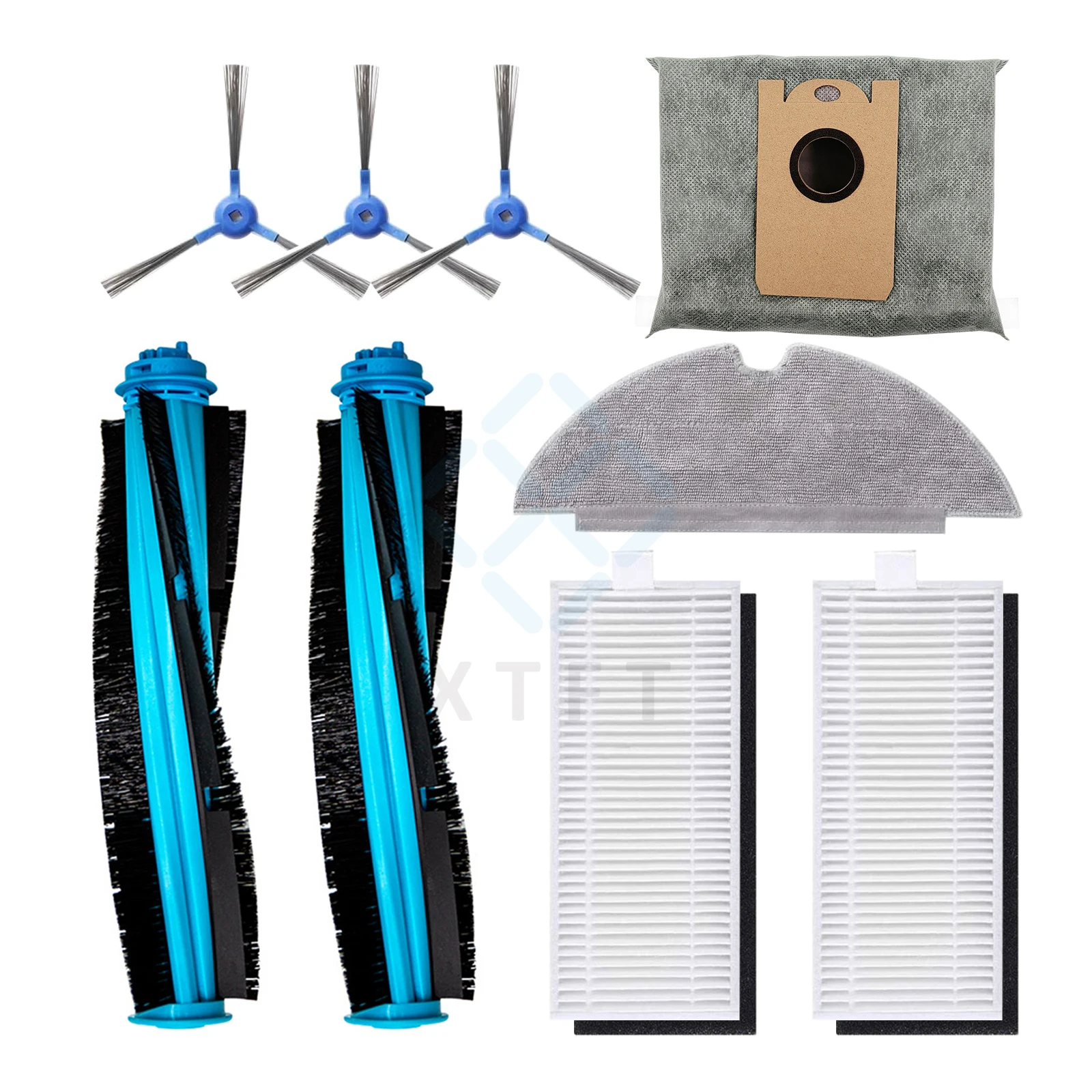 Suitable for EUFY sweeping robot accessories L35 set main brush filter dust bag cloth edge brush