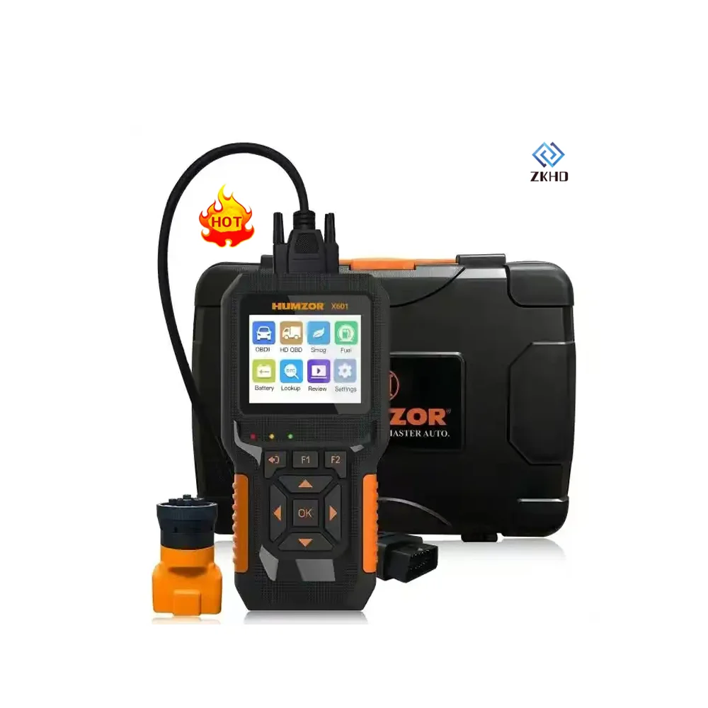 HUMZOR NC601 Car and Truck OBD2 Reads The Code Card ELM327 Scan Tool Truck Diagnostic Tester for 12V24V cars and trucks