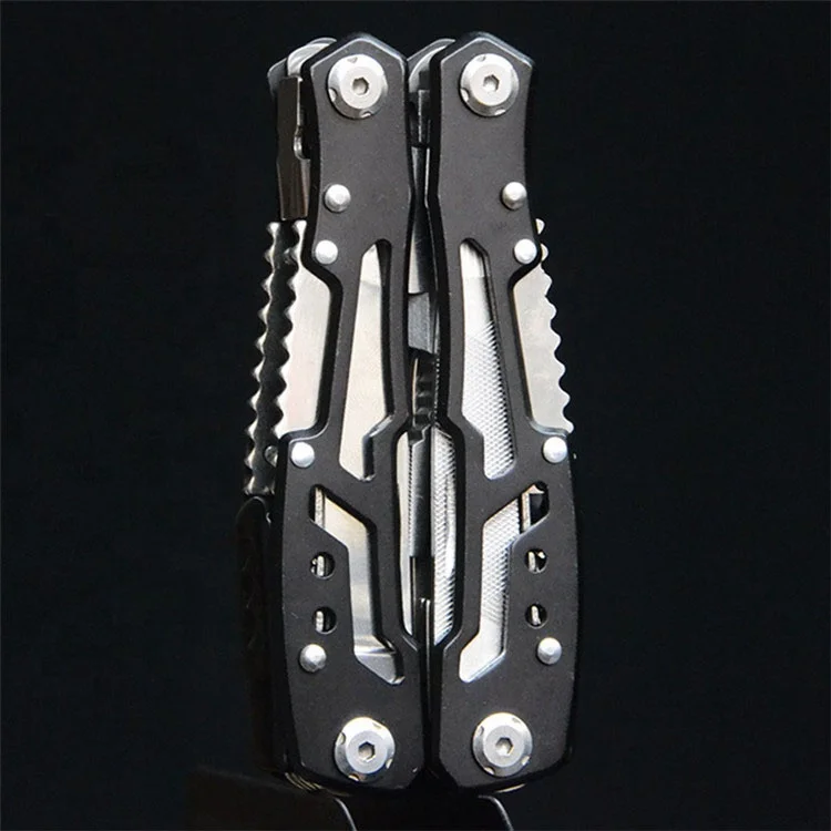 Multi-tool Knife Pliers Pocket Knives Saw Kit Survival Folding Multi Tool with Screwdriver Bits Set for Emergency Survival