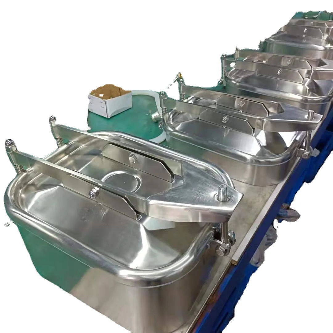 Китай, заводская цена, индивидуальная прямоугольная крышка люка, 580*480 235*185 мм, нержавеющая сталь 304/316, фурнитура для бака люка