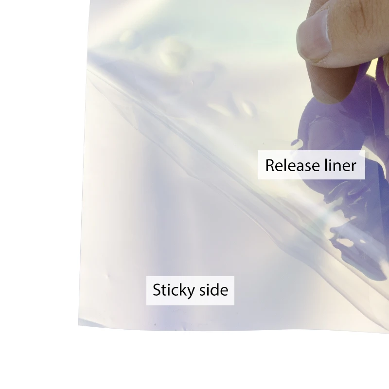 PET 30m Holographic clear window film iridescent window decoration glass iridescent Film