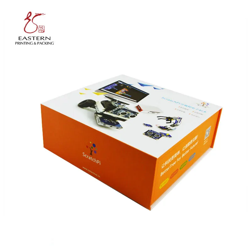 Elegant magnetic closure gift box packaging Electronic products silk tie incense cardboard gift paper box with custom logo